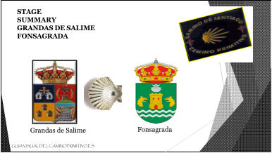 STAGE  SUMMARY  GRANDAS DE SALIME  FONSAGRADA   Fonsagrada Grandas de Salime GUIA VISUAL DEL CAMINO PRIMITIVO.ES